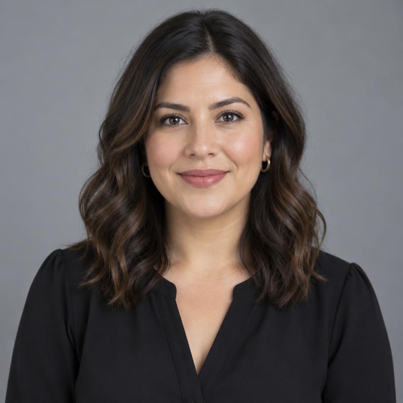 Elena Torres, fictional trader portrait